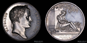 Francia. Napoleon I. 1810. Orphelines de la Legion de Honneur. Plata