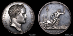 Francia. Napoleon I. 1812. The Eagle of France on the Volga. Plata