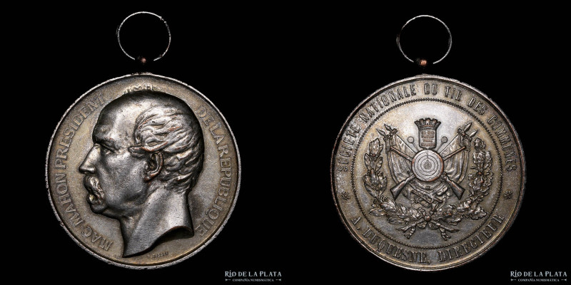 Francia. Tiro. Mac-Mahon Presidente. Sociedad de Tiro Común. c.1870, A. Duquesne...