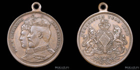 Gran Bretaña. 1902. Coronacion Rey Eduardo VII y Reina Consorte Alejandra