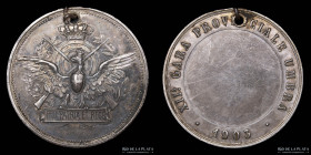Italia. 1903. Tiro. Sociedad Patria et Rege. XII Gara provinciale umbra. Plata