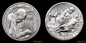Vaticano. Francisco. 2015. Año de la Misericordia. Plata