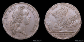 Francia. 1741. Jeton. Luis XV.  Camara del Tesoro Real
