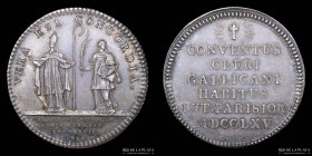 Francia. 1765. Jeton. Convento del Clero Galico. Plata