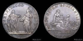 Francia. 1756. Jeton. Comisarios de Pobres. San Sulpicio. Plata