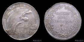 Francia. 1781. Jeton. Maison Philantropique de Paris. Plata