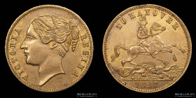 Gran Bretaña. Token. Reina Victoria. To Hanover 1837