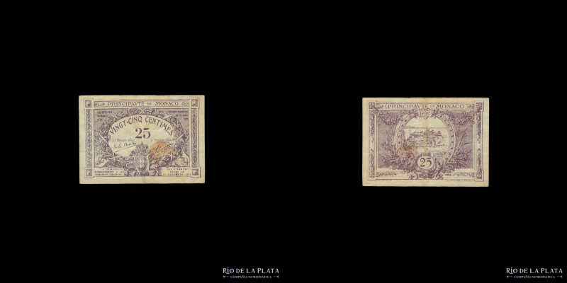 Mónaco (Principado) 25 Centimes 1920. Pick 2 (F+)

Nota: Todos los precios est...