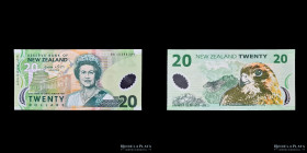 Nueva Zelanda. 20 Dollars 2013. Pick 187c