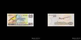 Singapore. 20 Dollars 1979. Pick 12