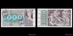 Suiza. 1000 Francs 1973. Pick 52L