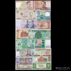 Mix. Lote x 16 billetes mundiales UNC