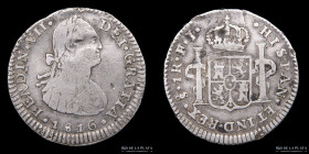 Santiago. Fernando VII. 1 Real 1816 FJ. KM67