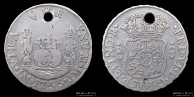 Lima. Fernando VI. 2 Reales 1755 JM. KM53