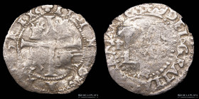 Potosi. Felipe II. 1/2 Real 1576-79 B/L. Macuquina. CJ 5.4.1
