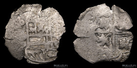 Potosi. Felipe IV. 1 Real 1649 O/Z. Macuquina CJ 16.29.2