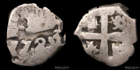 Potosi. Felipe V. 1/2 Real 1720. Macuquina. CJ 37.20