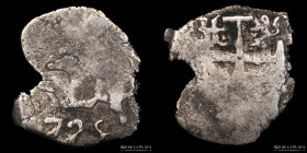 Potosi. Luis I. 1/2 Real 1725. Macuquina CJ 42.1