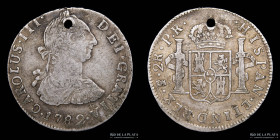 Potosi. Carlos III. 2 Reales 1782 PR. CJ 65.11.2