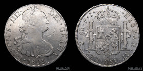 Potosi. Carlos IV. 8 Reales 1803 PJ. CJ 76.15