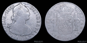 Potosi. Carlos IV. 8 Reales 1806 PJ. CJ 76.18