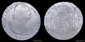Potosi. Carlos IV. 8 Reales 1808 PJ. CJ 76.20