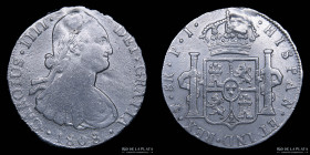 Potosi. Carlos IV. 8 Reales 1808 PJ. CJ 76.20
