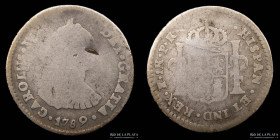 Potosi. Carlos IV. 1 Real 1789 PR. CJ 79.1