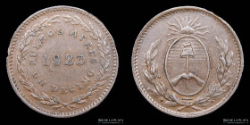 Argentina. Buenos Aires. 1 Decimo 1823. CJ 2