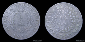 Argentina. Buenos Aires. 1 Real 1840. CJ 16.1.1