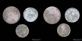 Argentina. Buenos Aires. Lote x3. 1827-1854. Raras