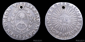 Argentina. La Rioja. 2 Soles 1825 RA CA. CJ 42.1