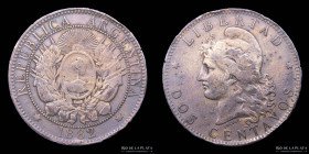 Argentina. 2 Centavos 1882. CJ 24