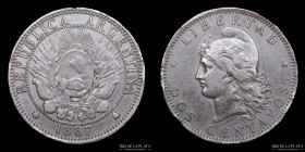 Argentina. 2 Centavos 1887. CJ 28