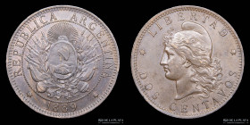 Argentina. 2 Centavos 1889. CJ 30