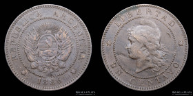 Argentina. 1 Centavo 1886. CJ 42