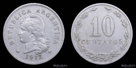 Argentina. 10 Centavos 1912. CJ 101