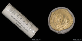 Argentina. 50 Centavos 1996. Unicef . Roll de 40. BCRA