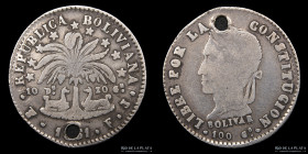 Bolivia. 2 Soles 1861 FJ. R/R. KM135.2