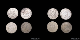 Bolivia. Lote x4. Falsas tamaño corona. A estudiar