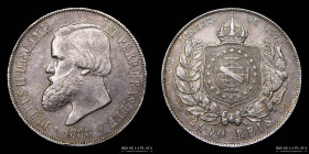 Brasil. Pedro II. 2000 Reis 1888. KM 485