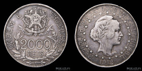 Brasil. 2000 Reis 1912. KM511
