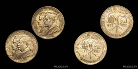 Brasil. Lote x2. 1000 Reis 1922. Normal y Error "Bbasil"  KM522.2