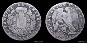 Chile. 1 Real 1843 IJ. KM94.1