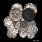 Chile. Lote x20. 1871 a 1936. Mayoria plata