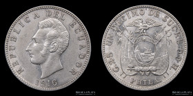 Ecuador. 1 Decimo 1916. KM50.4