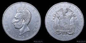 Ecuador. 5 Sucres 1944. KM79