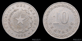 Paraguay. 10 Centavos 1908. KM10