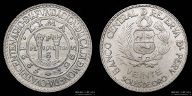 Peru. 20 Soles de Oro 1965. KM241