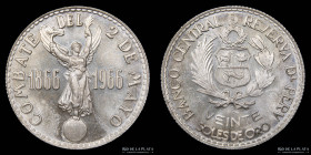 Peru. 20 Soles de Oro 1966. KM249